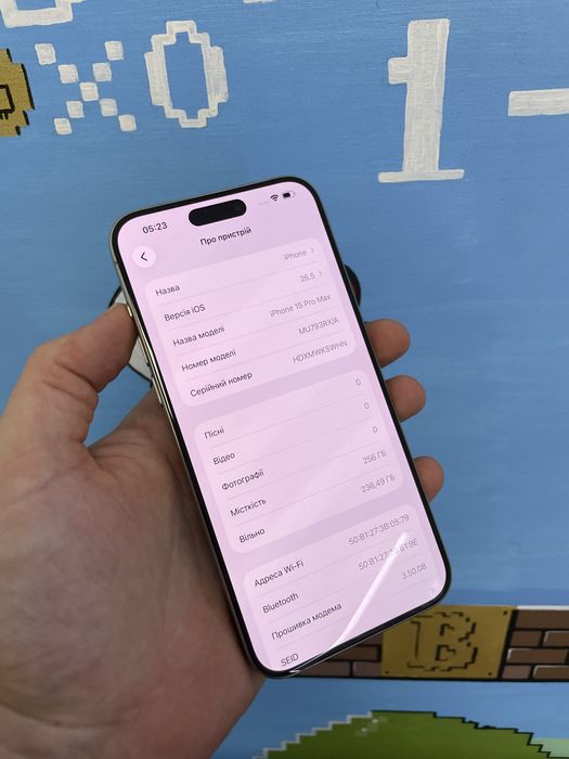 Iphone 15 pro max 256 gb