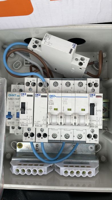 OEZ / CHINT  імпульсні реле / контактор / 3ф автомат