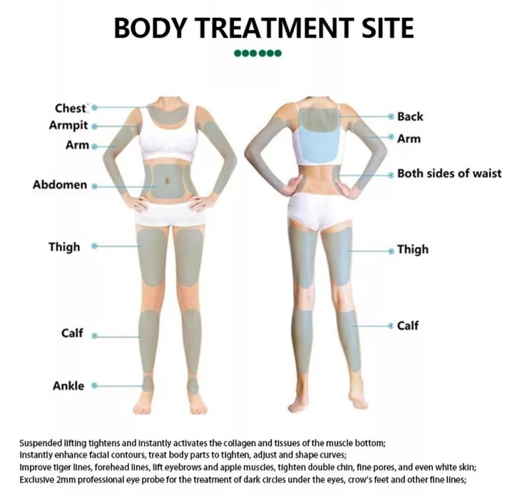 Máquina Hifu 7D tratamentos nova