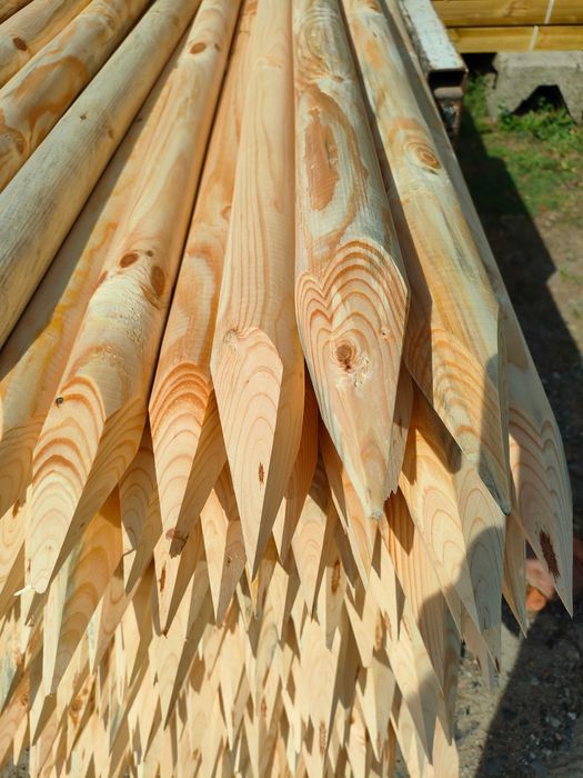 Palisada ogrodowa toczona fi50/60/80/100/120/140/160