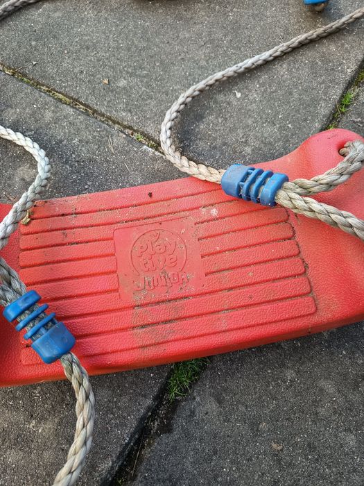 Huśtawka Ogrodowa Dla Dzieci Siedzisko Mocne Plastikowe Deska