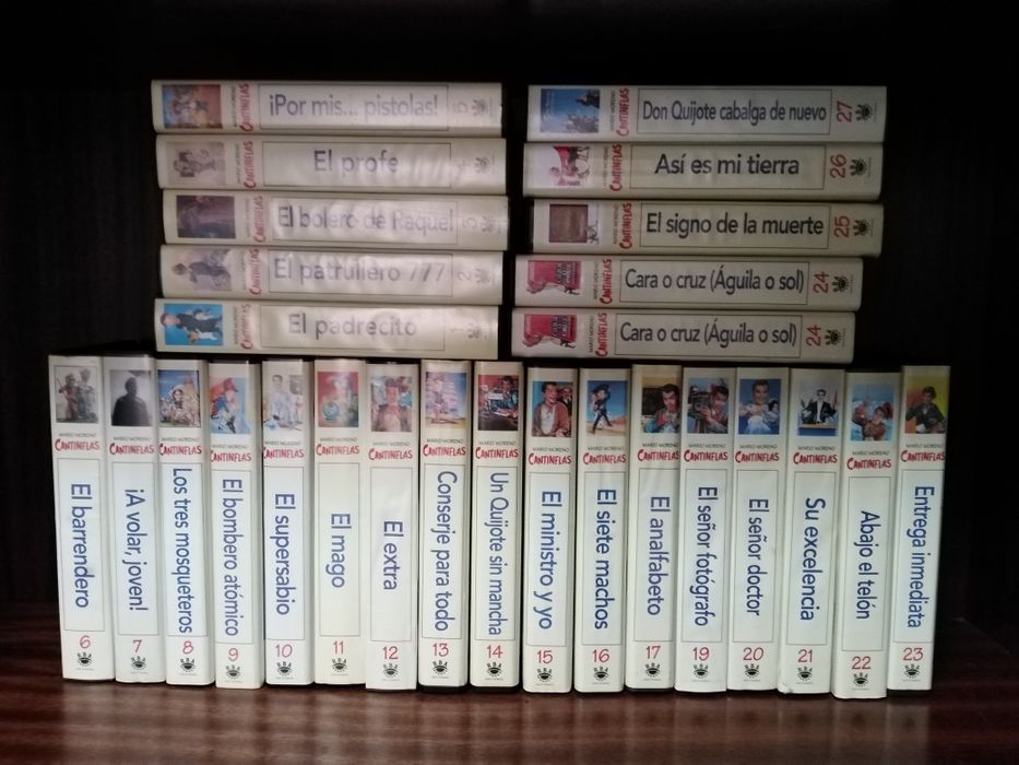 26 Cassetes de Vídeo VHS do Cantiflas