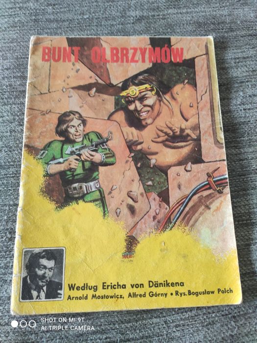 Bunt Olbrzymów Erich von Däniken komiks vinted, retro, PRL
