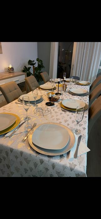 Pack mesa extensível PARIS + 6 Cadeiras