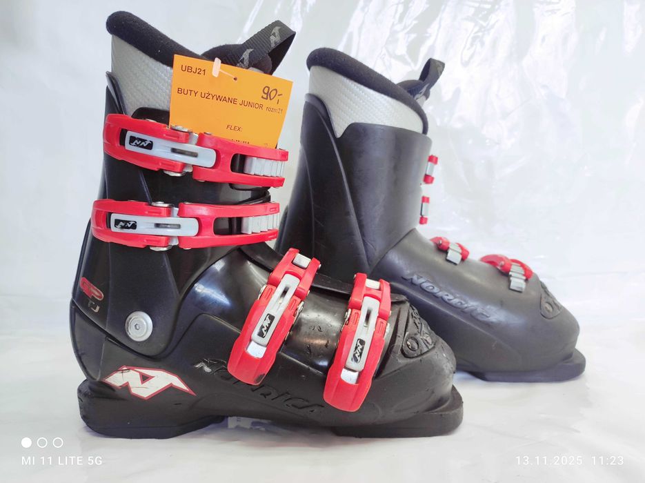 Buty narciarskie Nordica GP tj R21 czarno czerw junior dziecięce sklep