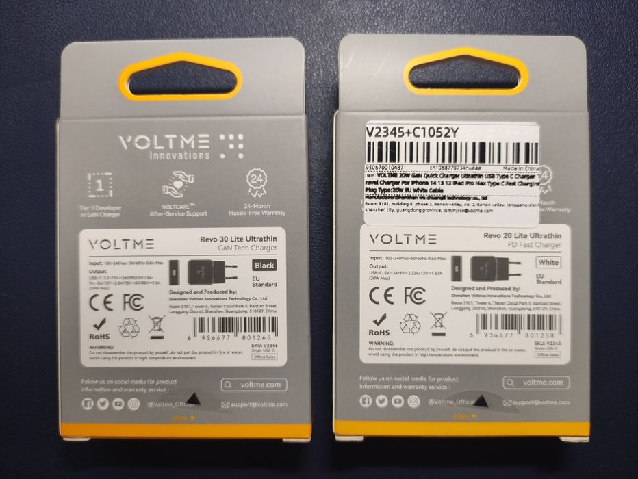 VOLTME Revo 30W GaN ультратонкий зарядний пристрій USB-C PD 3.0 iPhone