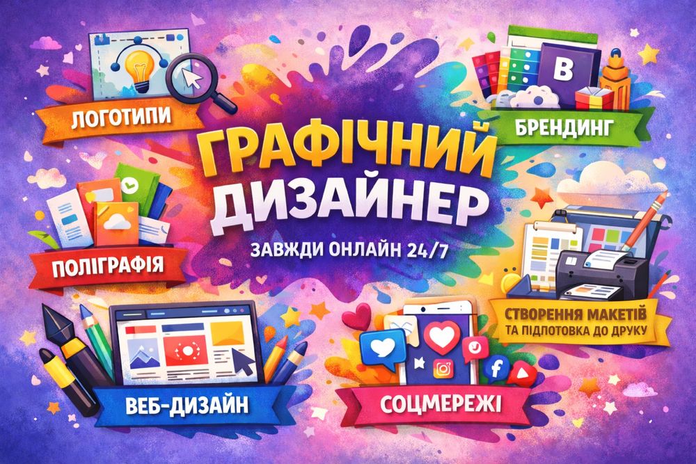 Графічний дизайнер 24/7