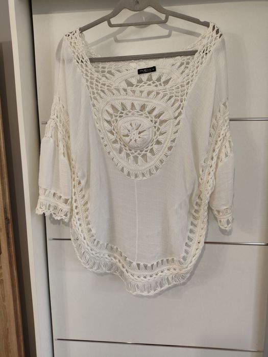 Bluzeczka Boho,narzutka na strój