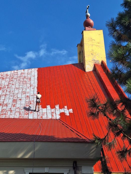 Malowanie dachów,mycie elewacji ,kostki, impregnacja