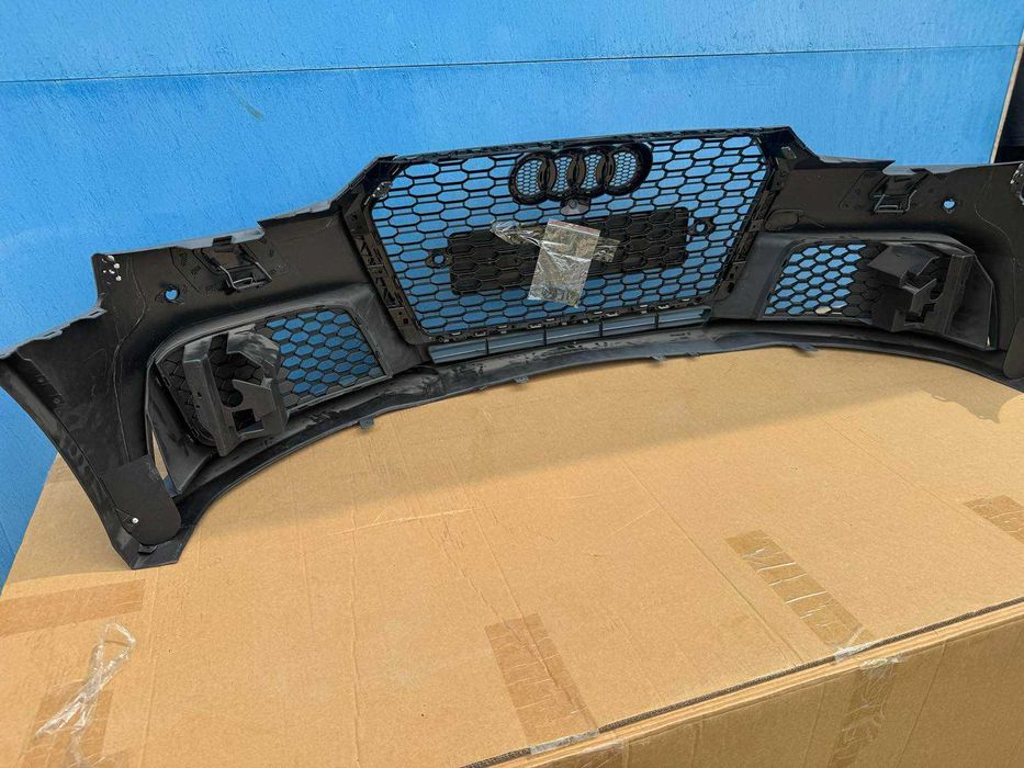 Бампер а4 б9 16-20 рс з решітками ауді бампер решотка RS4 новий AUDI