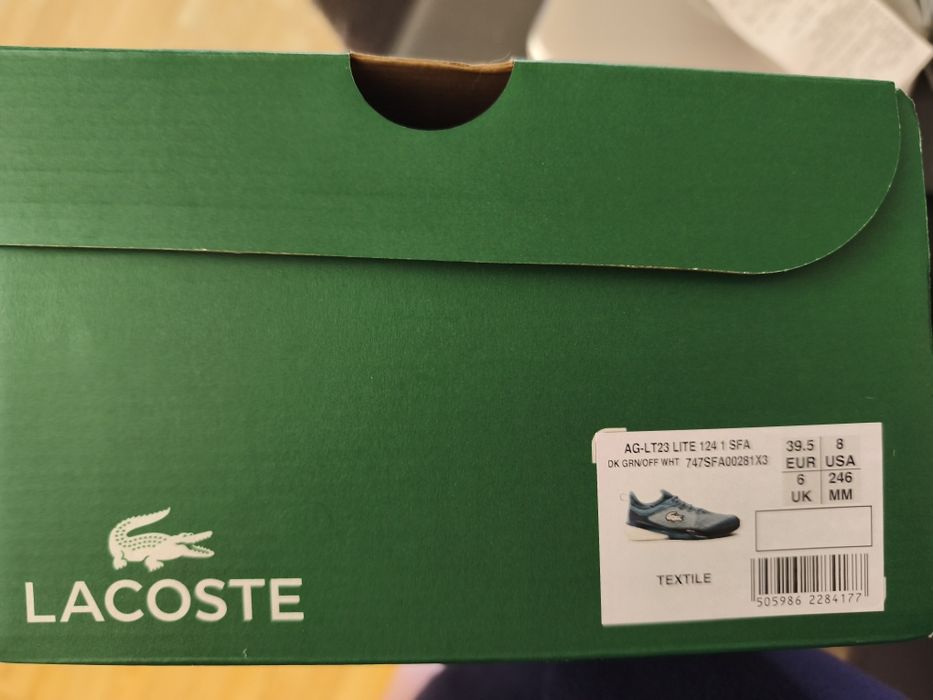 Tênis Novos Padel Lacoste Genuínos