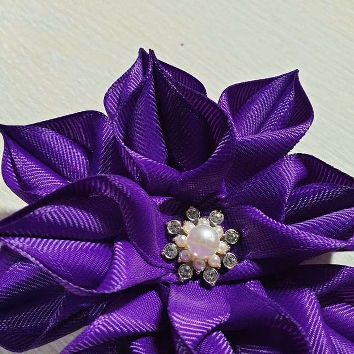 Бантики, заколка ручної роботи