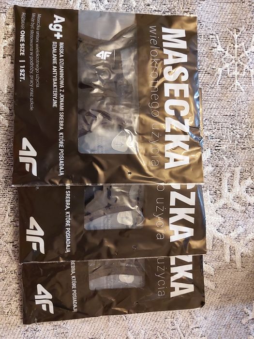 Maseczki 4F z jonami srebra