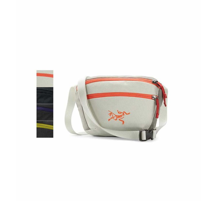 Сумка Arcteryx Mantis 2 Waistpack Habitat/Forage \ Full Black \ Black/Purple \ Black/Yellow