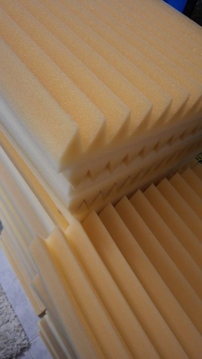 Paineis de espuma para insonorização