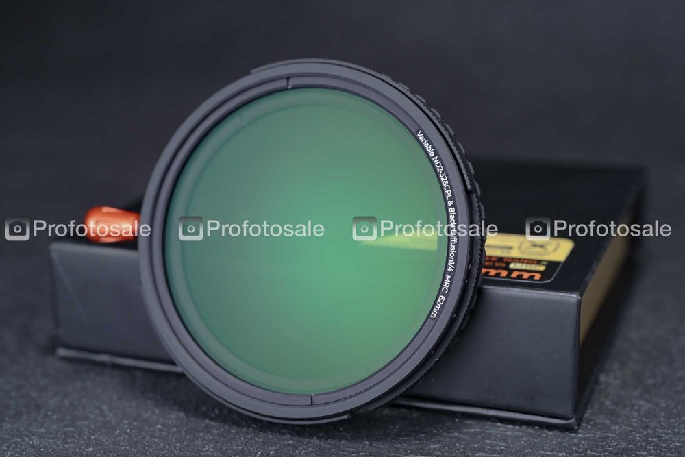 Світлофільтр K&F Black Diffusion Mist Effect 1/4 & Var. ND2-32 CircPol