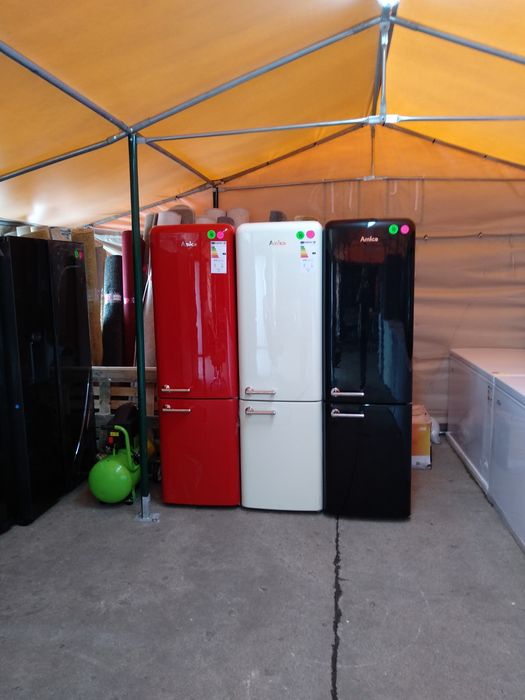 OUTLET Janki ul Wspólna 6 Lodówka AMICA FK3495.3FRAA Retro