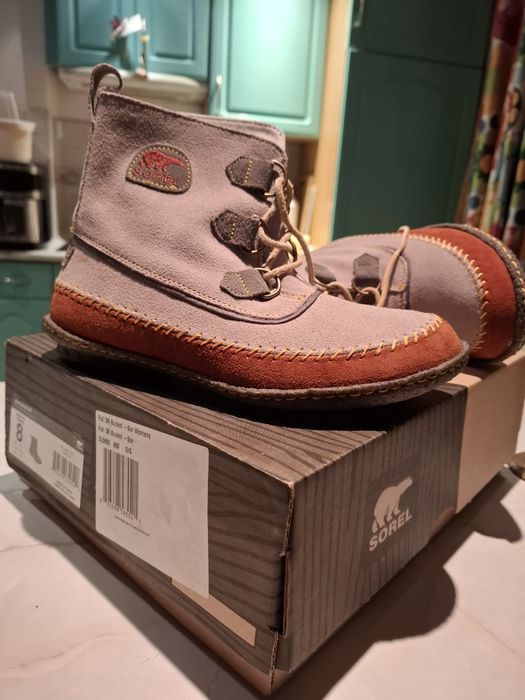 Skórzane buty SOREL