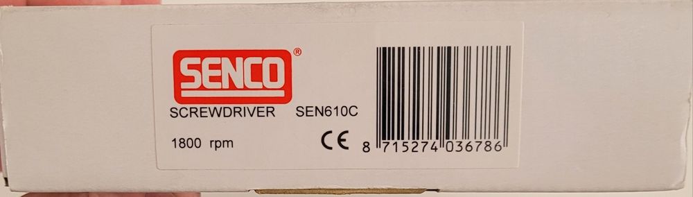 Wkrętarka pneumatyczna SEN610C/1800obr./1,2-6,5Nm SENCO