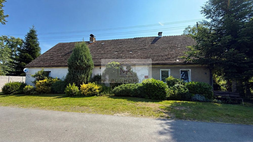 Dom wolnostojacy z dużą działką na sprzedaż – Tarnowiec, gm. Lubsza, do remontu 200m2