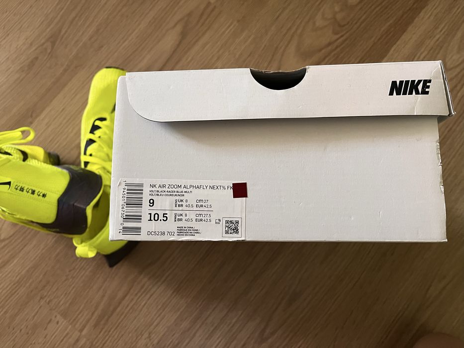 Nike air zoom alphafly розмір 42,5