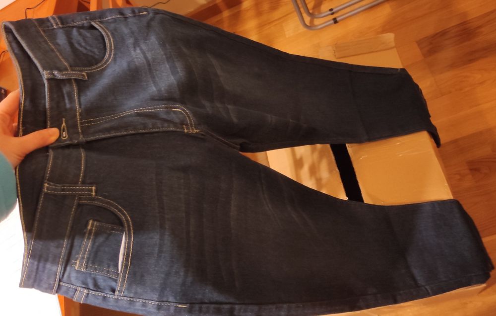 Jeansy z wysokim stanem XL XXL