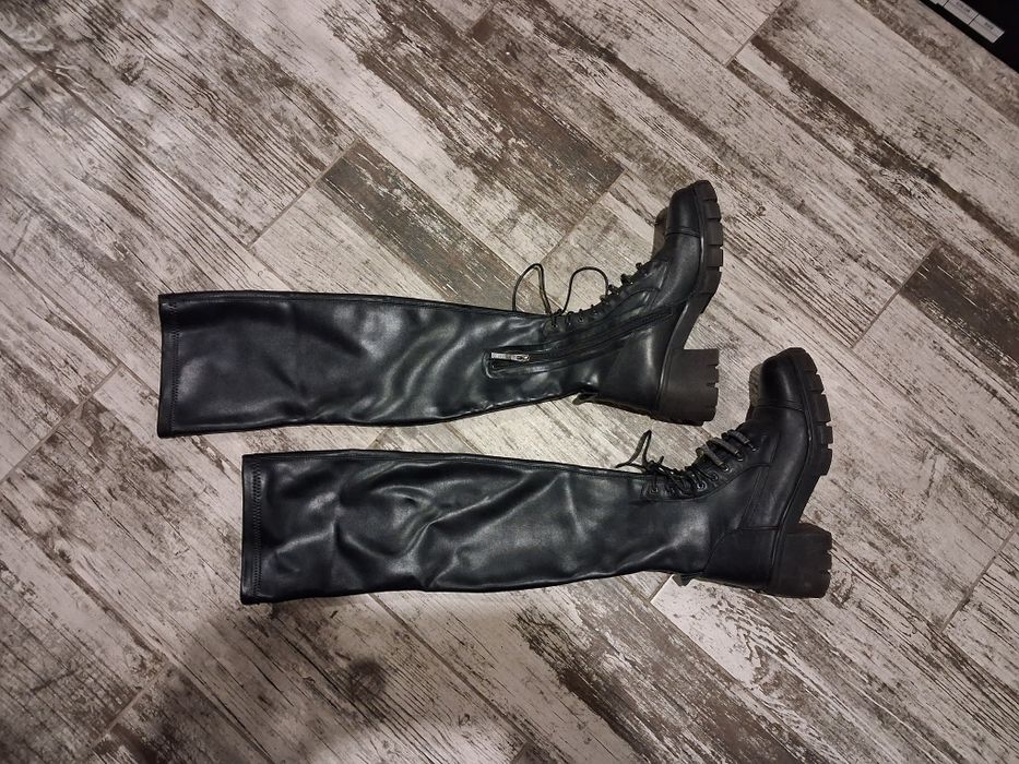 Ботфорди шкіряні