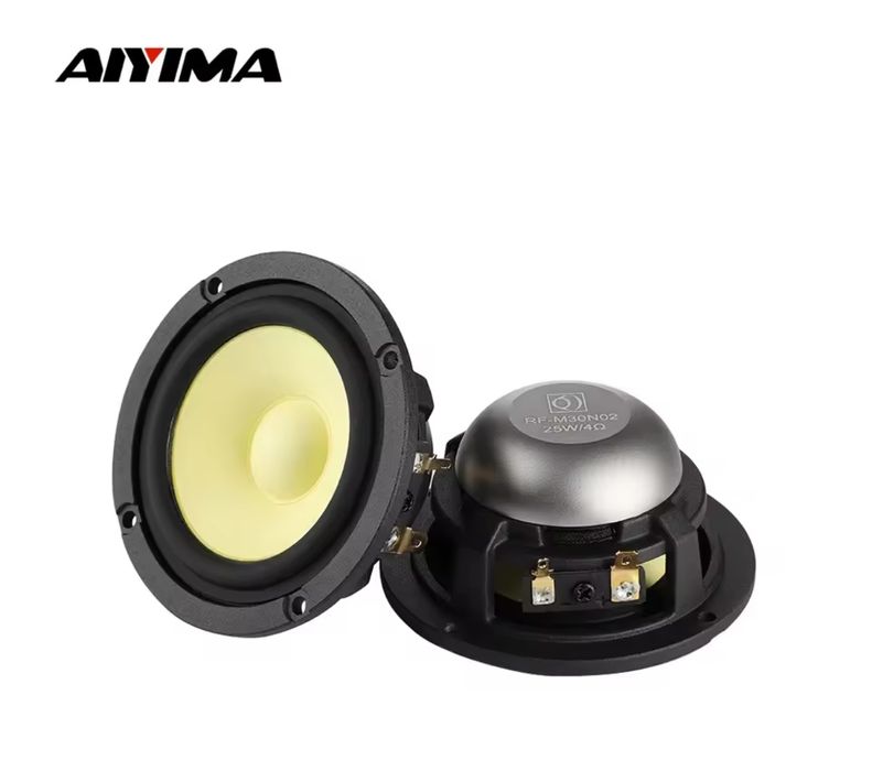 Середньочастотні динаміки AIYIMA 8 Ом 25W СЧ на неодимових магнітах