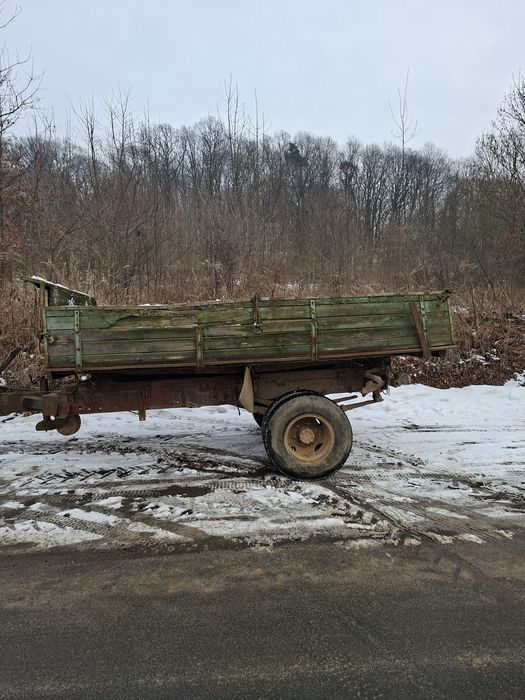 Przyczepa Jednosiowa 3 strony kiper