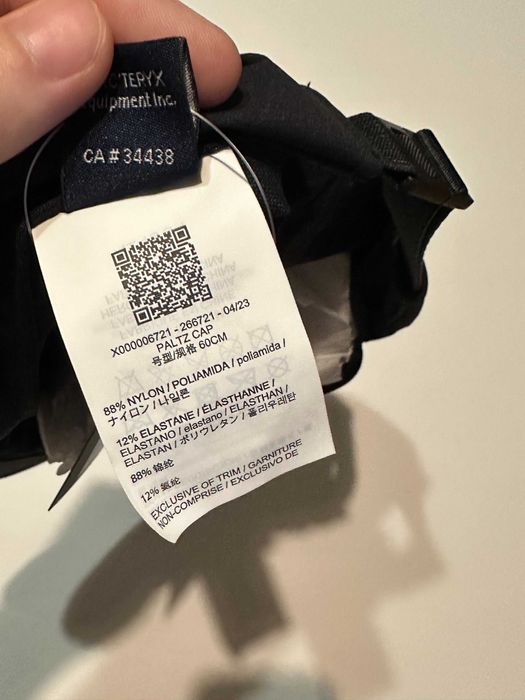 Кепка, бейстболка arcteryx paltz cap black