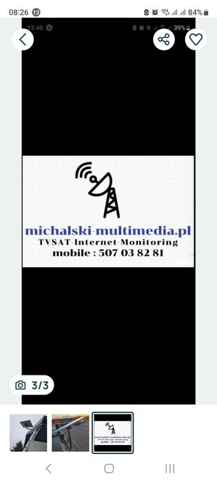Montaż anten internetowych Starlink MICHALSKI -MULTIMEDIA kujawsko-pom