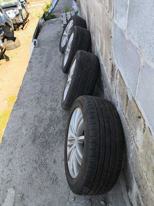 Колесо в сборе диск 5N0601025AF R18 VW Tiguan резина 235/50/R18 GoodYear Eagle Sport