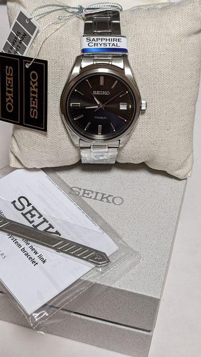 Годинник SEIKO SUR375  CS Dress Titanium