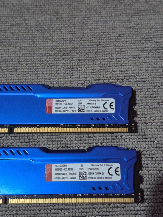 Memória RAM HyperX Fury HX316C10F/8, 16 GB 1600 MHz DDR3 CL10 DIMM