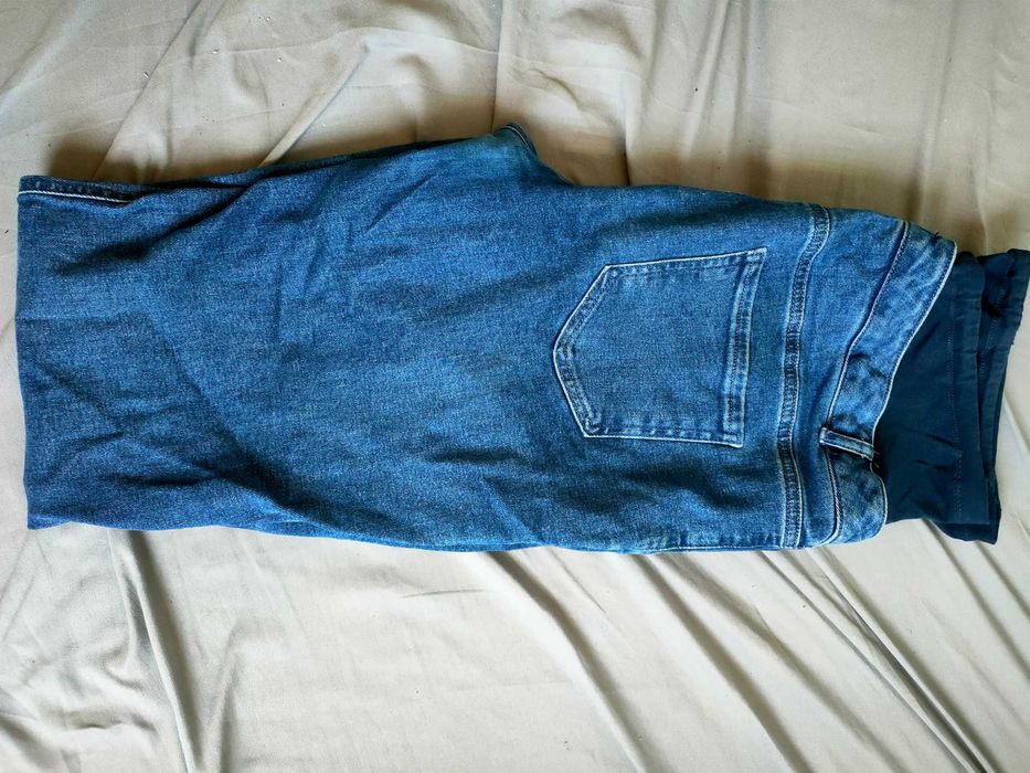 Spodnie jeansy ciążowe mama 42 XL