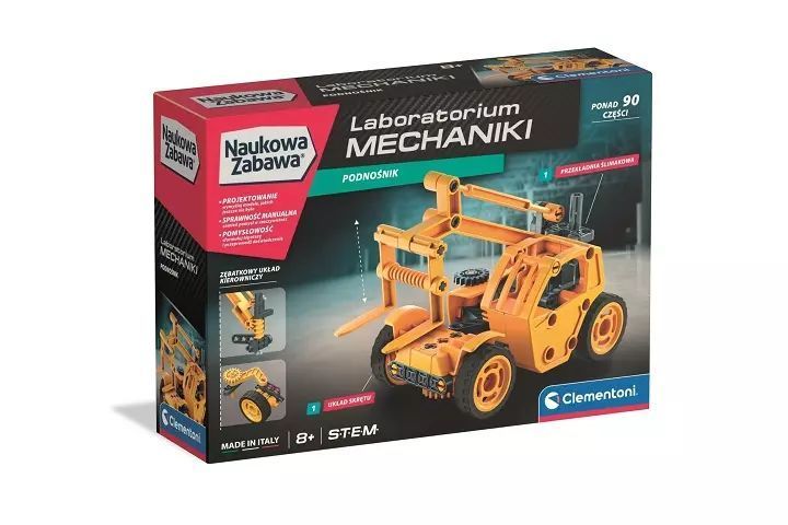 CLE Laboratorium mech.Podnośnik teleskopowy 50250. Clementoni