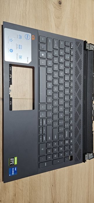 Palmrest DELL G15 - 5520 - białe podświetlenie QWERTY