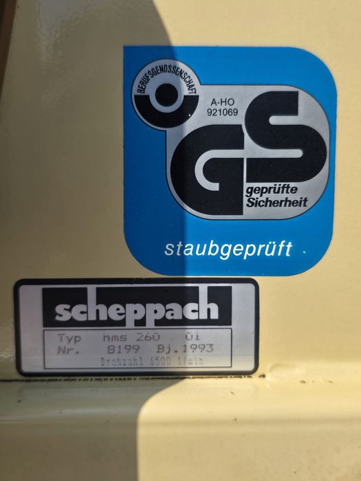 Heblarka grubościówka strugarka wyrówniarka Scheppach  HMS 260