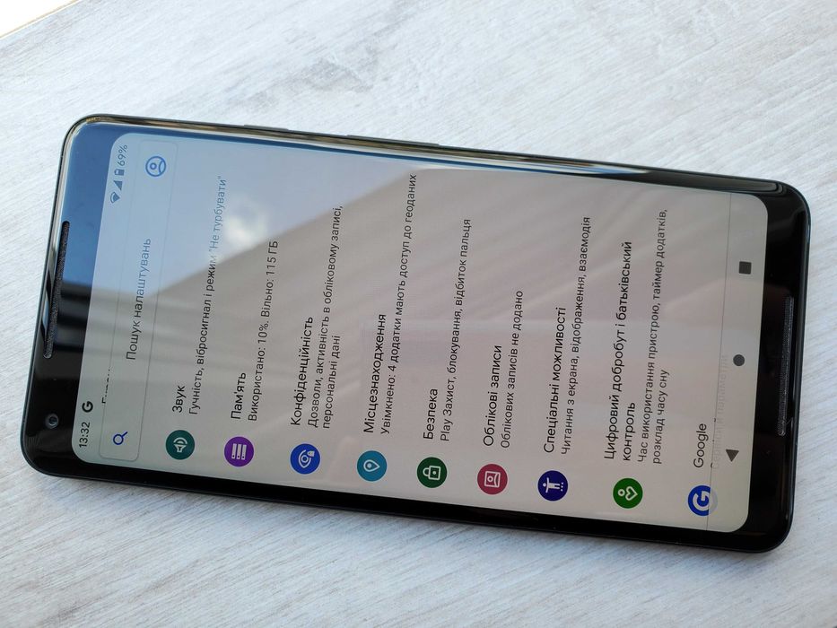 Google Pixel 2XL - (G011C) 4/128GB Black Amoled 12.3Мп