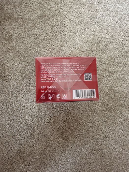 Oryginalny perfum baccarat rouge 540