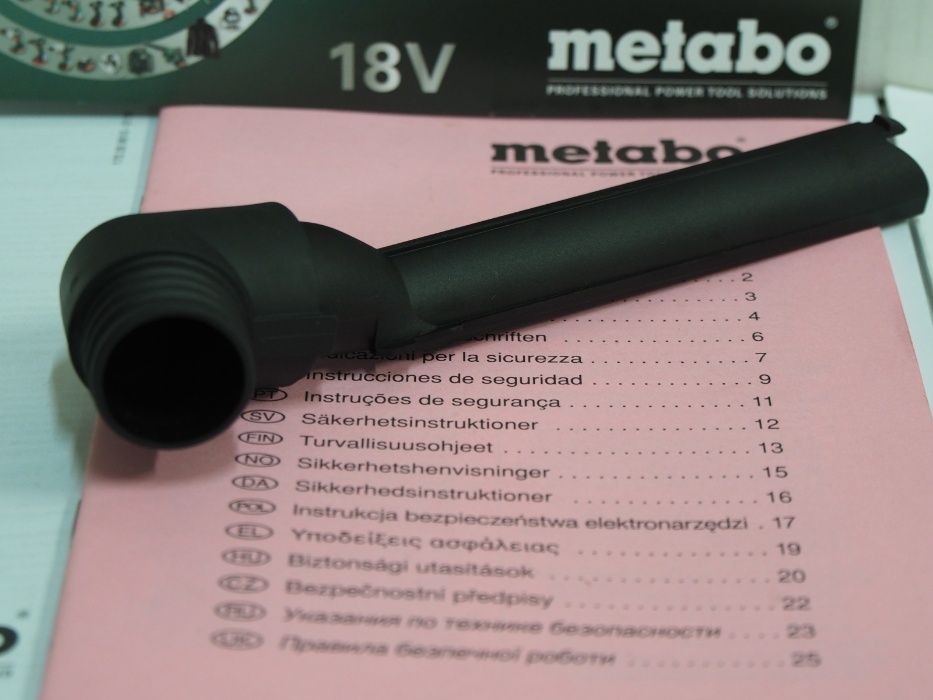 Metabo odsysanie do wyrzynarka STAB,STA 18 LTX adapter odkurzacz