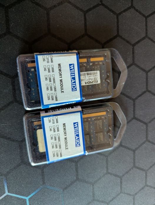 Оперативна пам'ять ddr2 4gb 2*2 800 мг pc2-6400s