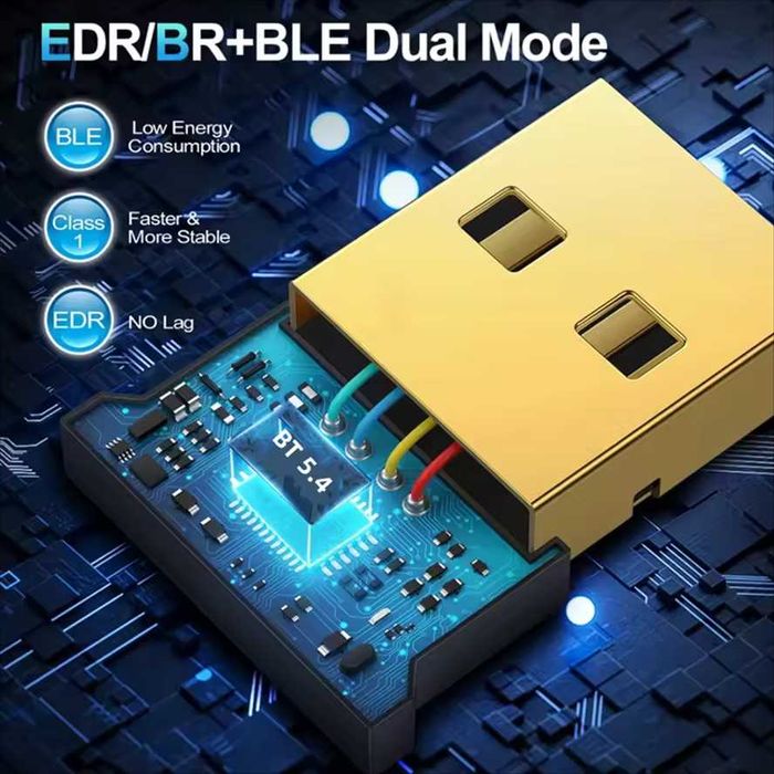 USB Bluetooth 5.4 Adapter Dongle Блютуз Адаптер