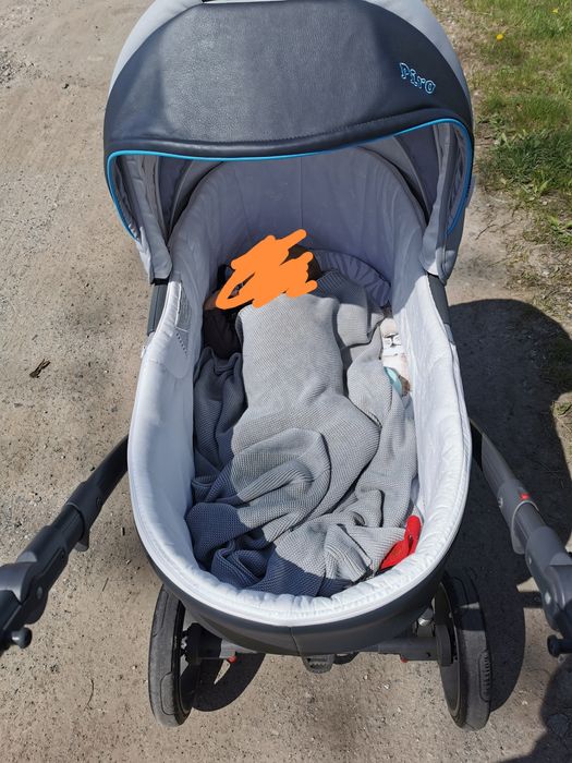 Wózek 3 w 1 Camarelo Piro używany