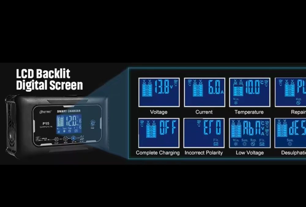 Зарядное для аккумуляторов LiFePo4, AGM, кислотные