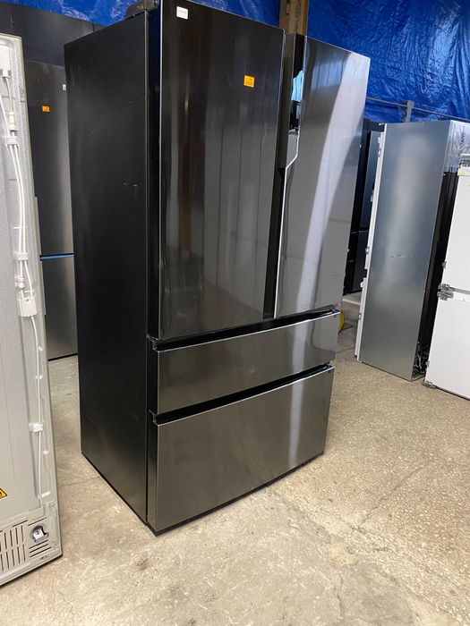 Nowa Lodówka HAIER HB26FSSAAA Side by Side No frost 190cm Titanium