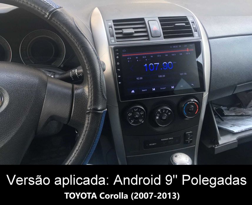 Rádio 2DIN TOYOTA Corolla • (2001 a 2013) • Android [4+64GB] D4D