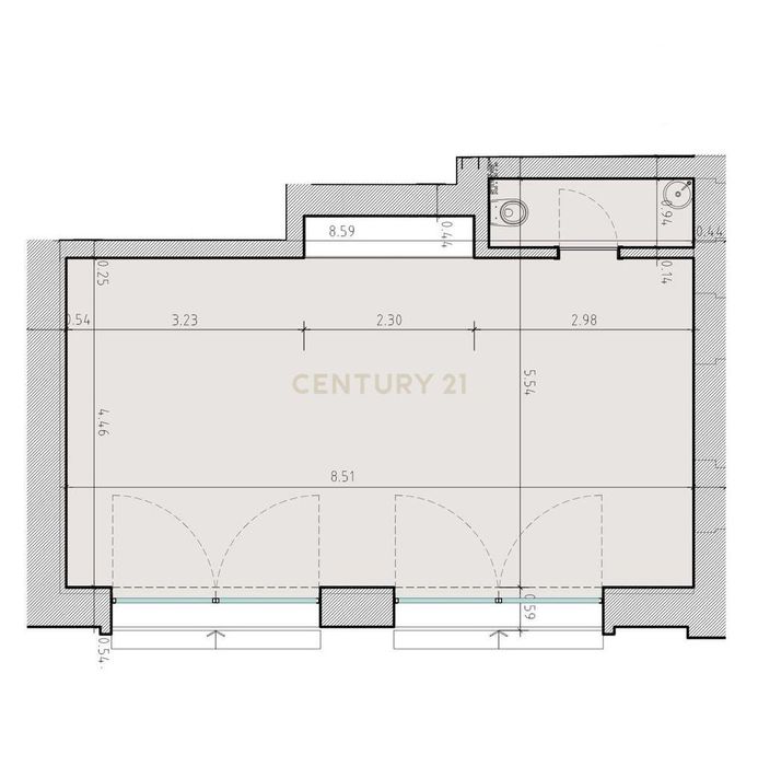 Espaço Comercial de 53m2 no centro de Alcácer com extração de fumos, i