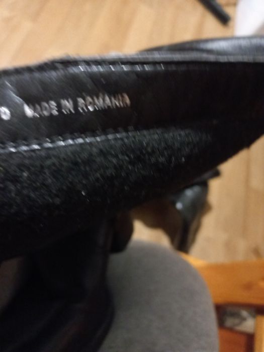 Buty  kozaki damskie skórzane