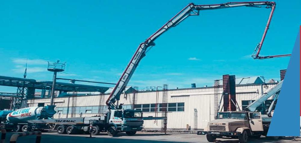 ПОСЛУГИ БЕТОНОНАСОСА  Доставка та подача бетону